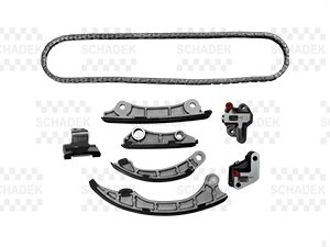 Kit Corrente Distribuição Comando Toyota Hilux 2.8 Diesel 2016 a 2024 - Schadek