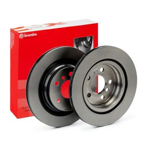 Par Disco de Freio Traseiro 300mm Bmw X1 2015 a 2025 - Brembo