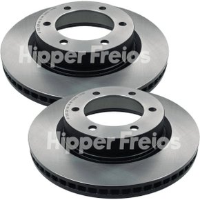 Par Disco de Freio Dianteiro 319mm Toyota Hilux 2016 a 2019 - Hipper
