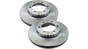 Par Disco de Freio Dianteiro 319mm Toyota Hilux 2020 a 2025 - Hipper