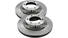 Par Disco de Freio Dianteiro 338mm Toyota SW4 2016 a 2024  - Hipper