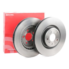 Par Disco de Freio Dianteiro 345mm Audi Q5 2013 a 2025 - Brembo