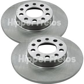 Par Disco de Freio Traseiro 278mm Jeep Compass 2016 a 2025 - Hipper