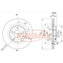 Par Disco de Freio Dianteiro 294mm Jeep Compass 2011 a 2018 - Fremax