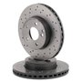 Par Disco de Freio Dianteiro 295mm Mercedes C200 W204 2009 a 2016 - Brembo