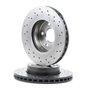 Par Disco de Freio Dianteiro 295mm Mercedes C250 2010 a 2016 - Brembo