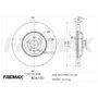 Par Disco de Freio Dianteiro 349,5mm Land Rover Evoque 2011 a 2021 - Fremax