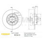 Par Disco de Freio Traseiro 278mm Jeep Compass 2016 a 2025 - Fremax