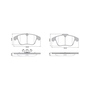 Pastilha Freio Dianteira Land Rover Evoque 2.0 2011 a 2017 - Frasle