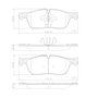 Pastilha Freio Dianteira Land Rover Evoque 2.0 2017 a 2021 - Frasle