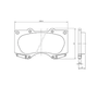 Pastilha Freio Dianteira Toyota Hilux 2005 a 2015 - Bosch