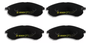 Pastilha Freio Dianteiro Mitsubishi L200 Hpe Sport 2003 a 2011 - Bosch