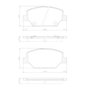 Pastilha Freio Traseira Cerâmica Land Rover Evoque 2011 a 2017 - Frasle