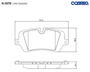 Pastilha Freio Traseira Land Rover Discovery 2.0 2017 a 2021 - Cobreq