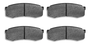 Pastilha Freio Traseira Toyota Sw4 2016 a 2024 - Bosch