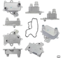 Trocador Calor Radiador de Óleo Motor Jeep Compass Diesel 2015 a 2021 - Valclei
